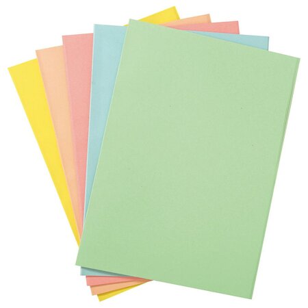 Sous-chemises 60g recyclées - 22 x 31 cm - Assortis pastel (Lot de 250)