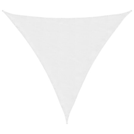 vidaXL Voile de parasol tissu oxford triangulaire 4 5x4 5x4 5 m blanc