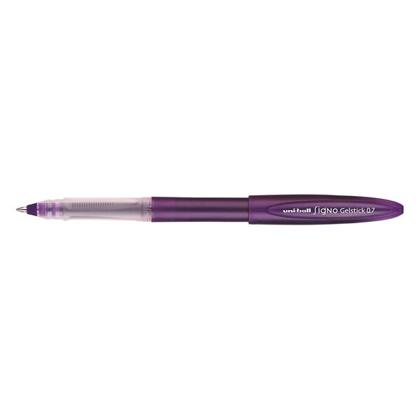 Roller encre gel Signo UM170 pointe moyenne 0,7mm Violet x 12 UNI-BALL