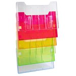 Trieur Mural Modulable Horizontal 6 Compartiments A4 - Arlequin - Exacompta