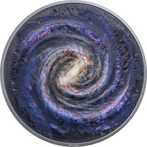 Pièce de monnaie en Argent 20 Dollars g 93.3 (3 oz) Millésime 2021 Space Final Frontier MILKY WAY