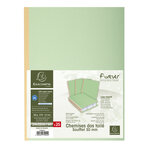 Paquet De 25 Chemises Dos Toilé Forever® 320g/m2 - 24x32cm - Vert Pré - Exacompta