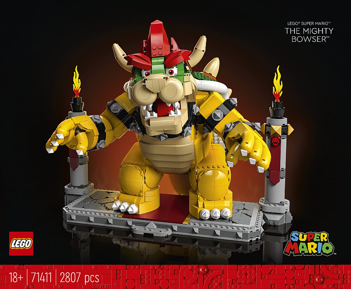 LEGO Super Mario - Le Puissant Bowser - Figurine de Collection - Kit de  Construction - Cadeau
