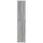 vidaXL Buffet haut sonoma gris 60x35x180 cm bois d'ingénierie