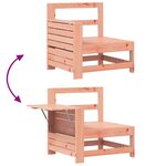 vidaXL Salon de jardin 7 Pièces bois massif sapin de douglas