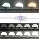 Ensemble de coiffeuse de 3 pièces vidaXL en bois d'ingénierie gris béton