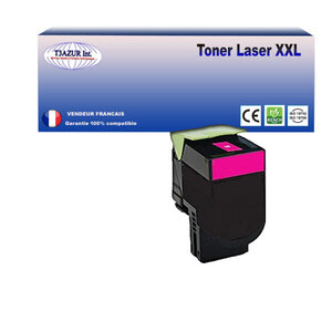 70C2HM0 - Toner compatible avec Lexmark CS510de CS510dte Magenta- 3 000 pages