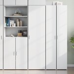 vidaXL Buffet haut blanc 50x42 5x185 cm bois d'ingénierie