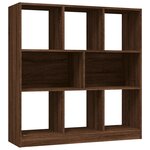 vidaXL Bibliothèque Chêne marron 97 5x29 5x100 cm Bois d'ingénierie