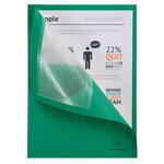 Paquet De 100 Chemises À Fenetre Forever - 22x31cm - Vert Vif - X 4 - Exacompta