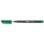 Feutre pour Transparent OHPen Permanent Pointe fine Vert x 10 STABILO