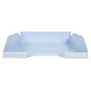 Corbeille À Courrier Combo Midi Aquarel - Bleu Pastel - X 6 - Exacompta