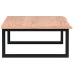 vidaXL Étagère de vasque murale acier et bois de chêne massif