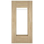 vidaXL Armoires de couloir 2 Pièces Chêne Sonoma Bois d'ingénierie