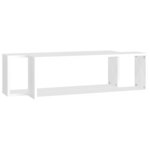 vidaXL Étagères cube murales 2Pièces Blanc 80x15x26 5cm bois d'ingénierie