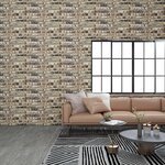 vidaXL Panneaux muraux 3D avec design de brique multicolore 11 Pièces EPS