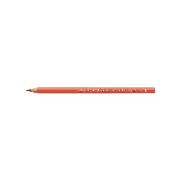 Crayon de couleur POLYCHROMOS Mine 3,8mm à l'Huile Orange Cadmium Foncé FABER-CASTELL