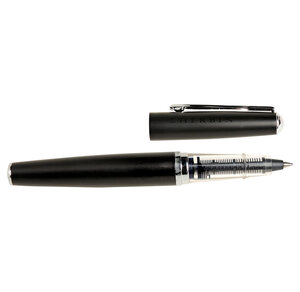 Stylo roller métal rechargeable à cartouche standard Noir HERBIN