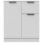 vidaXL Buffet Blanc 60x30x70 cm Bois d'ingénierie
