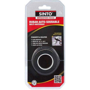 Ruban auto soudable réparation facile sinto 3m noir