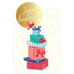 Carte de Vœux Thème Anniversaire Party Time - Plusieurs Styles - Joyeux Anniversaire - Ivoire - Draeger