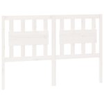 vidaXL Tête de lit Blanc 125 5x4x100 cm Bois massif de pin