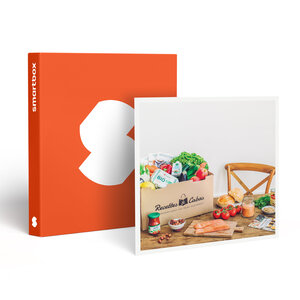 SMARTBOX - Coffret Cadeau Panier à cuisiner Recettes et Cabas pour 4 personnes avec 3 délicieuses recettes - Gastronomie