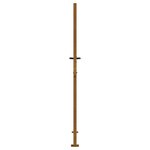 vidaXL Portail de jardin 105x180 cm acier corten design de bambou