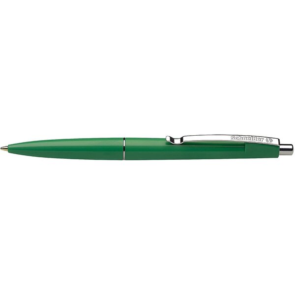 Stylo à bille office vert pte moyenne verte x 10 schneider