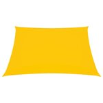 Vidaxl voile de parasol tissu oxford rectangulaire 2x2 5 m jaune