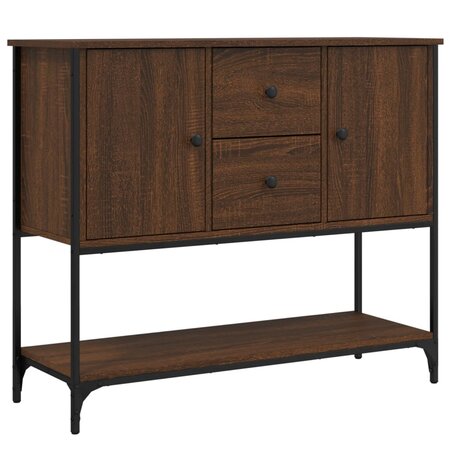 vidaXL Buffet chêne marron 100x36x85 cm bois d'ingénierie