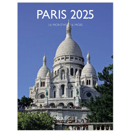 Petit Calendrier Mural 14x18  cm - 2025 - Paris 2025 - Draeger