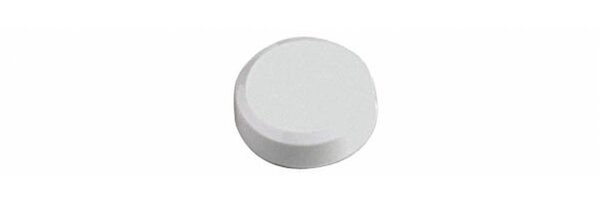 Boite de 20 Aimants ronds MAULpro 20 mm puiss. 0,3 kg Blanc MAUL