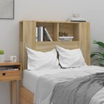 vidaXL Armoire de tête de lit Chêne sonoma 100x18 5x104 5 cm