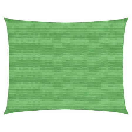 vidaXL Voile d'ombrage 160 g/m² Vert clair 3 5x4 5 m PEHD