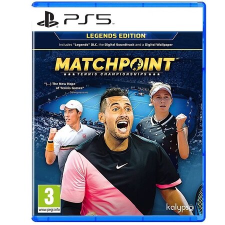 Jeu ps5 matchpoint tennis championships