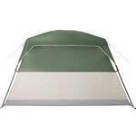 vidaXL Tente de camping de cabine 4 personnes vert imperméable
