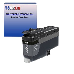 T3AZUR- Cartouche compatible avec Brother LC427 XL pour Brother HL-J6010DW  Noire