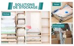 Set de 6 housses de rangement sous vide avec pompe manuelle - Maxi