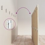 vidaXL Tête de lit Chêne sonoma 200x1 5x80 cm Bois d'ingénierie
