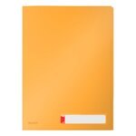 Chemise de présentation 3 rabats leitz cosy a4 polypropylène jaune - sachet de 3 - esselte