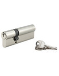 THIRARD - Cylindre de serrure double entrée SA UNIKEY (achetez-en plusieurs  ouvrez avec la même clé)   30x60mm  3 clés  nickelé