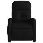 vidaXL Fauteuil de massage inclinable Noir Tissu