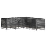 vidaXL Housses de salon de jardin en forme de L 2 Pièces 12 œillets