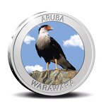 Pièce de monnaie 5 Florin Aruba Warawara 2022 – Argent BE