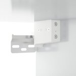 vidaXL Armoires murales 2 Pièces Blanc brillant 102x30x20 cm