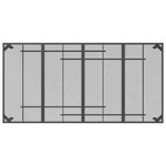 vidaXL Ensemble à manger de jardin 9 Pièces anthracite métal maille