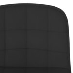 vidaXL Tabourets de bar lot de 2 noir tissu