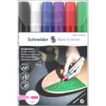 Paint-It 320 4 mm pochette 1 Multipack Épaisseurs de trait 4 mm Marqueurs acryliques SCHNEIDER