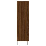 vidaXL Buffet haut chêne marron 69 5x31x115 cm bois d'ingénierie
